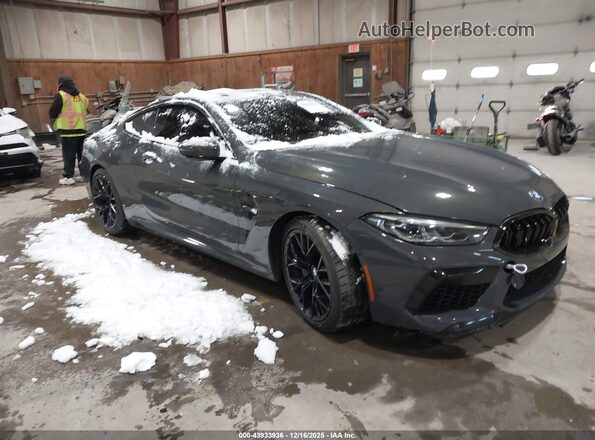 WBSAE0C06LCD45307 2020 BMW M8 Gray Передня права чверть