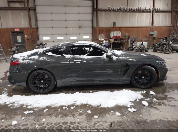 WBSAE0C06LCD45307 2020 BMW M8 Gray Вид задньої частини салону