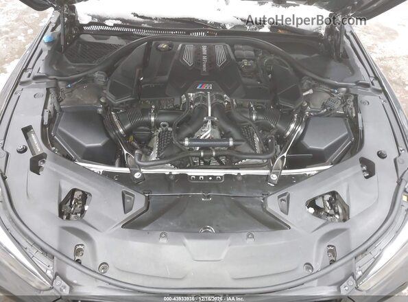 WBSAE0C06LCD45307 2020 BMW M8 Gray Вид ззаду