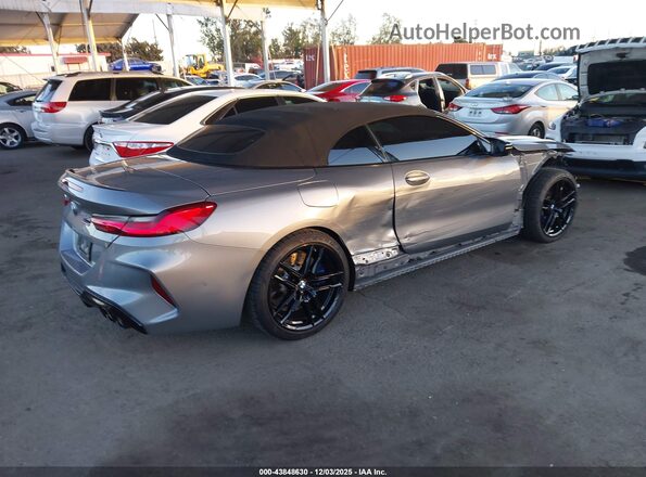 WBSDZ0C06SCU06801 2025 BMW M8 Серый Задняя правая четверть