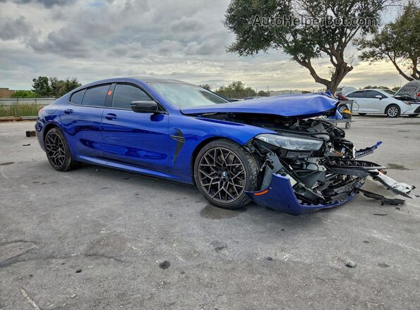 WBSGV0C08RCP11901 2024 BMW M8 Blue Передня права чверть