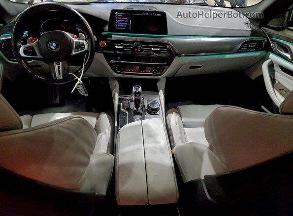WBSJF0C01LCD00160 2020 BMW M5 Black Вид панелі приладів