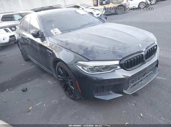WBSJF0C09LCE34074 2020 BMW M5 Черный Передняя правая четверть
