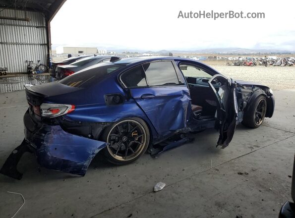 WBSJF0C55KB448437 2019 BMW M5 Blue Trasero derecho