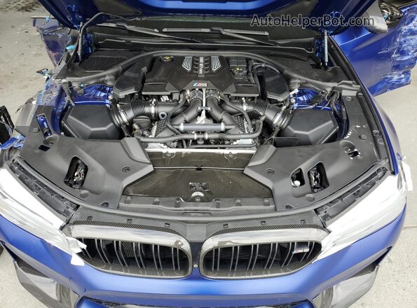 WBSJF0C55KB448437 2019 BMW M5 Blue Vista interior trasera