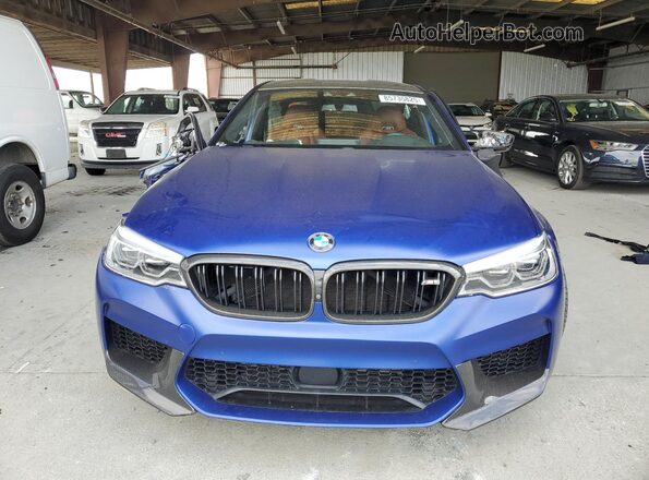 WBSJF0C55KB448437 2019 BMW M5 Blue Vista frontal