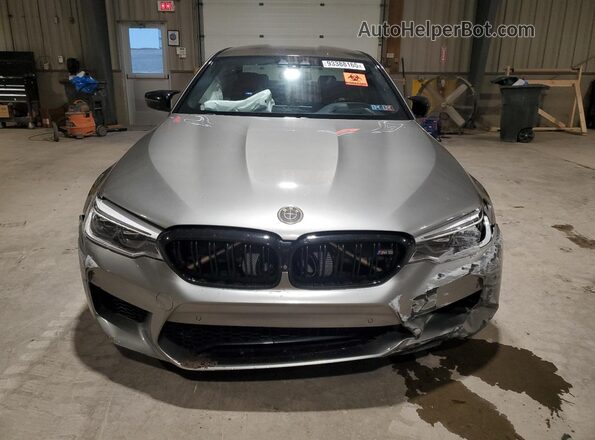 WBSJF0C56KB284146 2019 BMW M5 Silver Вид спереду