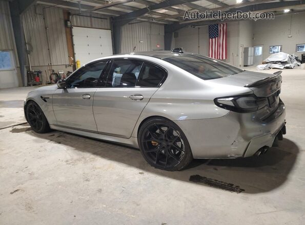 WBSJF0C56KB284146 2019 BMW M5 Silver Задня ліва чверть