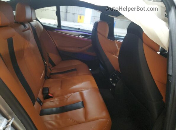 WBSJF0C56KB284146 2019 BMW M5 Silver Вид задніх сидінь