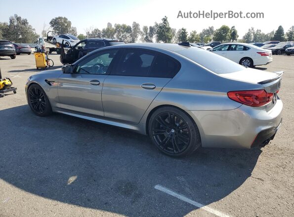 WBSJF0C57KB284589 2019 BMW M5 Silver Trasero izquierdo