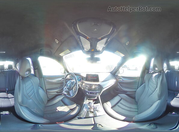 WBSJF0C57KB284589 2019 BMW M5 Silver Vista de la etiqueta del VIN