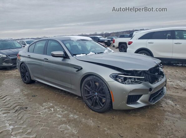 WBSJF0C59KB284660 2019 BMW M5 Серый Передняя правая четверть