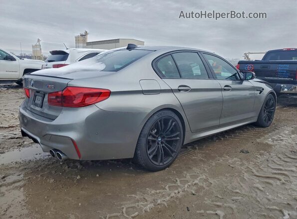 WBSJF0C59KB284660 2019 BMW M5 Серый Задняя правая четверть