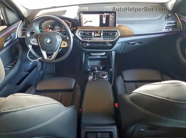 WBX57DP04NN169515 2022 BMW X3 Синий Вид панели приборов