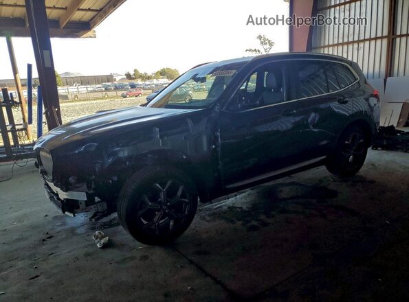 WBX57DP04NN169515 2022 BMW X3 Синий Передняя левая четверть