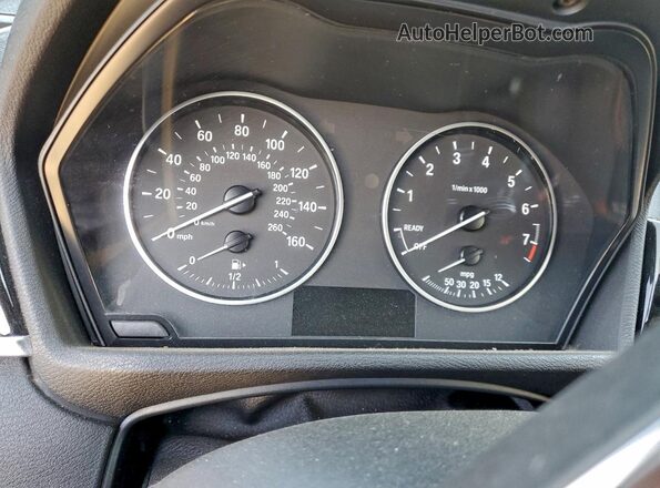 WBXHT3C32G5F66178 2016 BMW X1 Серый Вид щитка приборов
