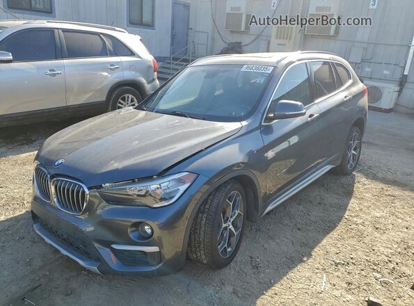 WBXHT3C32G5F66178 2016 BMW X1 Серый Передняя левая четверть