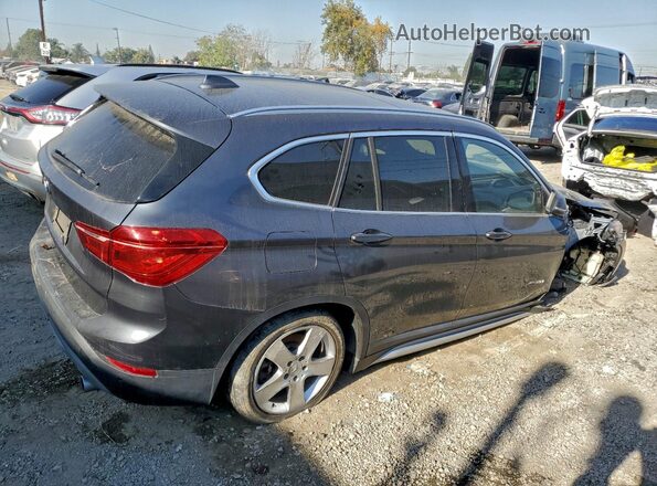 WBXHT3C32G5F66178 2016 BMW X1 Серый Задняя правая четверть