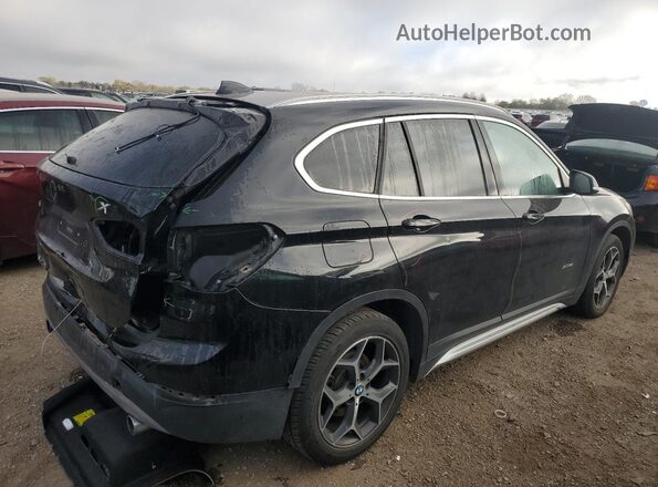 WBXHT3C38J5F89696 2018 BMW X1 Black Tył prawy