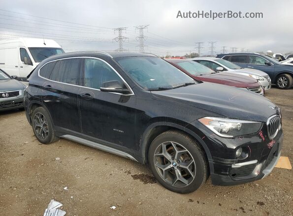 WBXHT3C38J5F89696 2018 BMW X1 Black Przód prawy