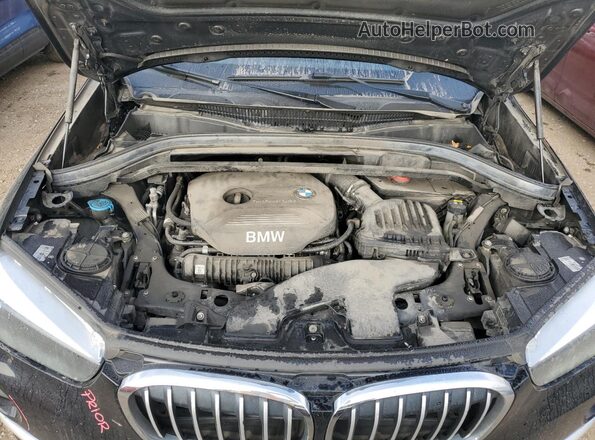 WBXHT3C38J5F89696 2018 BMW X1 Black Widok wnętrza z tyłu