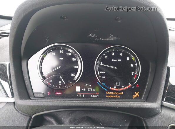 WBXHT3C51K5L37918 2019 BMW X1 Черный Вид задних сидений