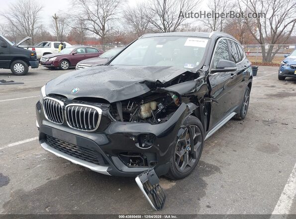 WBXHT3C52K5L37748 2019 BMW X1 Черный Передняя левая четверть