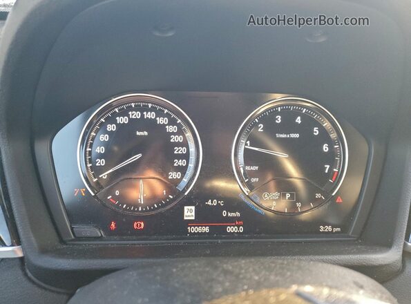 WBXHT3C53K3H37011 2019 BMW X1 Белый Вид щитка приборов