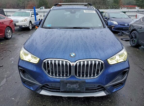 WBXJG9C09N5V20162 2022 BMW X1 Синий Вид спереди