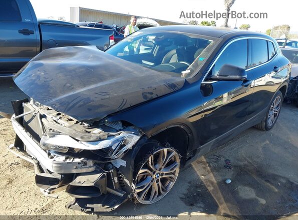 WBXYH9C01N5U07379 2022 BMW X2 Черный Передняя левая четверть