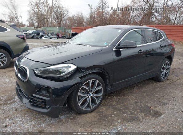 WBXYJ1C08M5S50891 2021 BMW X2 Черный Передняя левая четверть