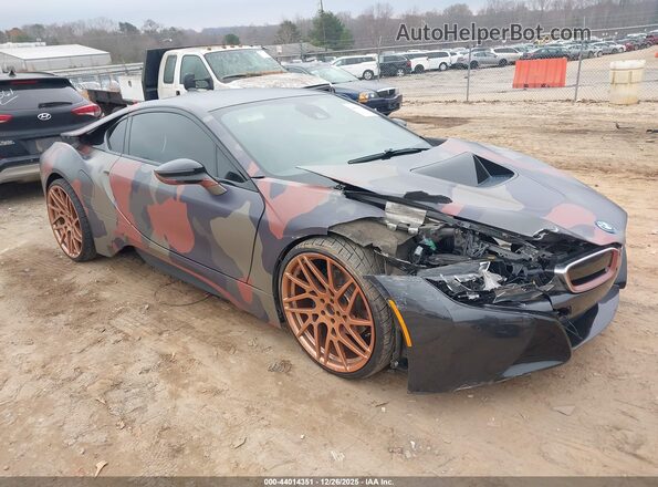 WBY2Z2C56GV675770 2016 BMW I8 Зеленый Передняя правая четверть