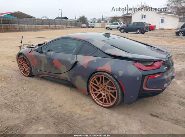 WBY2Z2C56GV675770 2016 BMW I8 Зеленый Задняя левая четверть