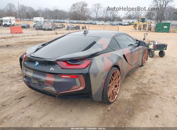 WBY2Z2C56GV675770 2016 BMW I8 Зеленый Задняя правая четверть