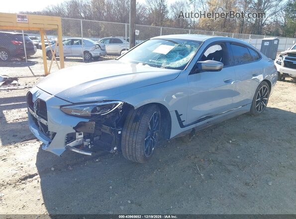 WBY33AW00PFP05498 2023 BMW I4 Серый Передняя левая четверть