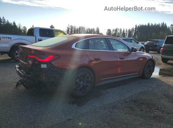 WBY43AW00PFP86510 2023 BMW I4 Orange Հետևի աջ