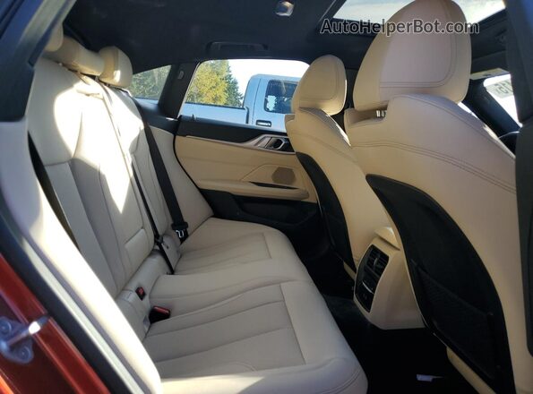WBY43AW00PFP86510 2023 BMW I4 Orange Հետևի նստատեղերի տեսք