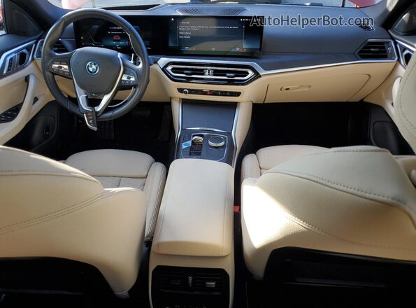 WBY43AW00PFP86510 2023 BMW I4 Orange Առջևի վահանակի տեսք