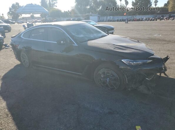 WBY43AW07RFS21898 2024 BMW I4 Черный Передняя правая четверть