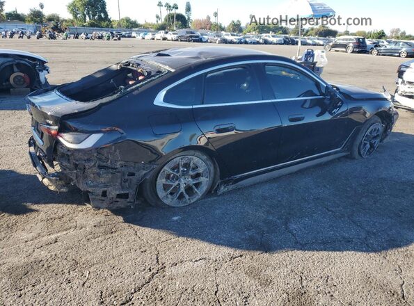 WBY43AW07RFS21898 2024 BMW I4 Черный Задняя правая четверть