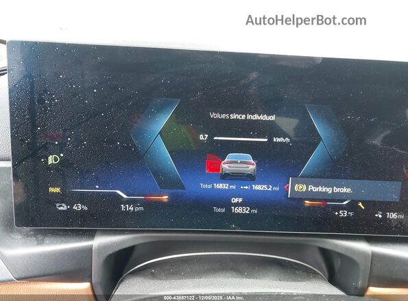 WBY43AW0XRFS24827 2024 BMW I4 Gray 