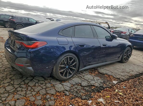 WBY73AW00NFN24240 2022 BMW I4 Синий Задняя правая четверть