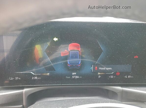 WBY73AW00NFN24240 2022 BMW I4 Синий Вид щитка приборов