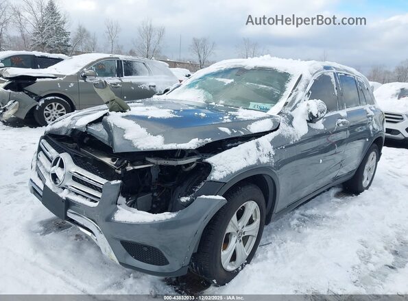 WDC0G4JB0HV004058 2017 MERCEDES-BENZ GLC 300 Серый Передняя левая четверть