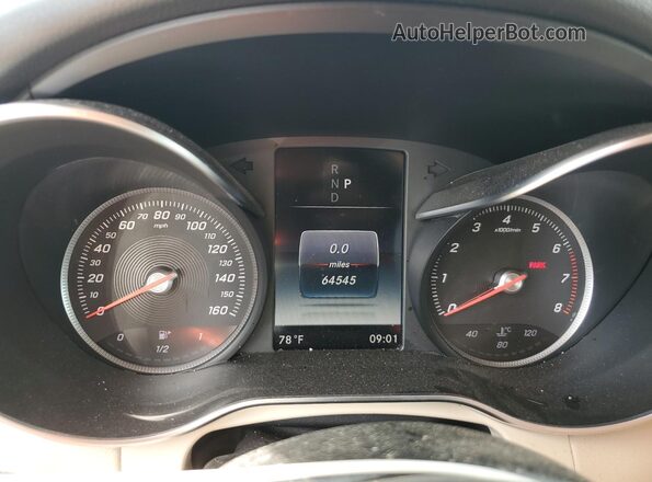WDC0G4JB2HF147409 2017 MERCEDES-BENZ GLC-CLASS Gray Вид щитка приладів
