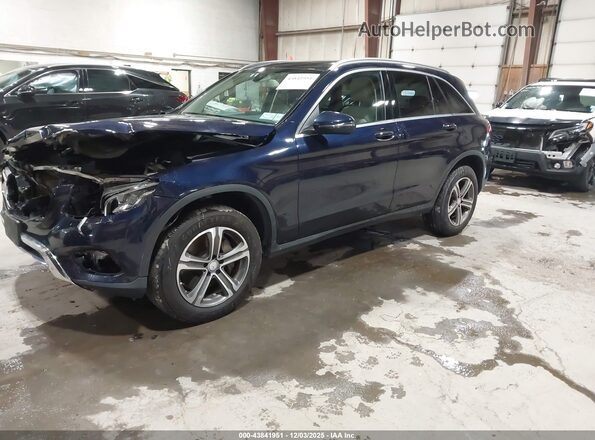 WDC0G4KB1HF143284 2017 MERCEDES-BENZ GLC 300 Синий Передняя левая четверть