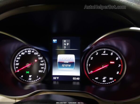 WDC0G4KB1HF143284 2017 MERCEDES-BENZ GLC 300 Синий Вид задних сидений