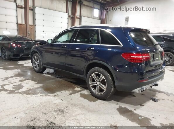 WDC0G4KB1HF143284 2017 MERCEDES-BENZ GLC 300 Синий Задняя левая четверть