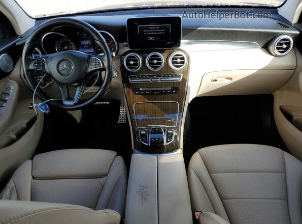 WDC0G4KB3GF087332 2016 MERCEDES-BENZ GLC-CLASS Brown Vista del salpicadero