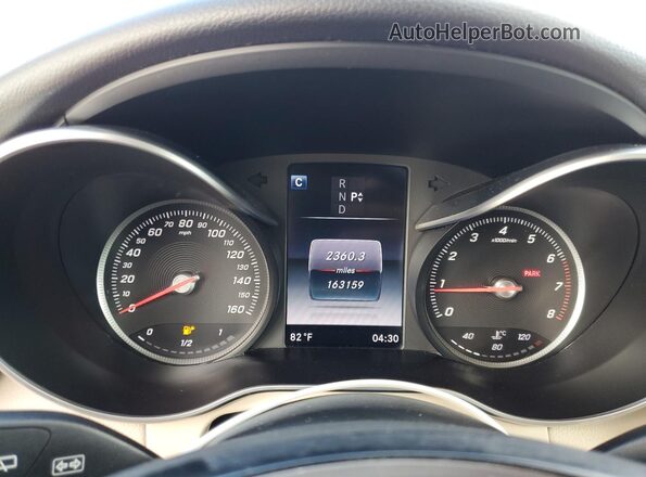 WDC0G4KB3GF087332 2016 MERCEDES-BENZ GLC-CLASS Brown Vista del cuadro de instrumentos